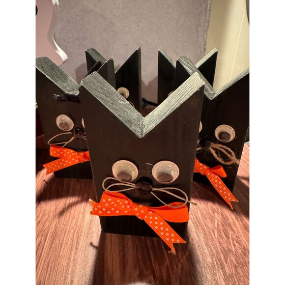 🎃 Lot of 12 Black Cats and Cute Ghosts Decor 🎃 - Picture 10 of 10